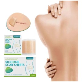 Cinta Adhesiva Para Cubrir Cicatrices| Parche en Gel de Color Piel