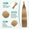 Locescsoc 24 Inch Straight Hair Extensions 150 g 3 Packs