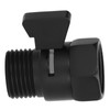 Shutoff Valve, high Efficiency Black Shower Head Valve for Kitchen