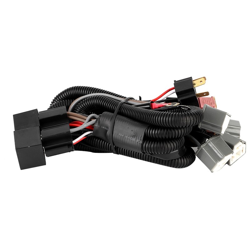 Car LED Light Headlight Wiring Harness Lighting Boost With For