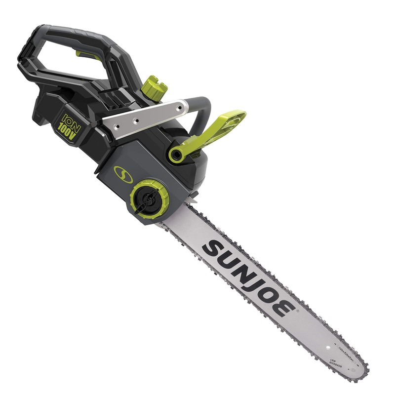 Sun Joe iON100V-18CS-CT 18-Inch 100-Volt Brushless Lithium-iON Cordless Handheld Chain