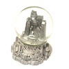 Generic Dallas Texas Mini Souvenir Snow Globe Pewter Design Dallas