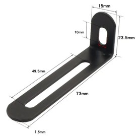 Adjustable Right Angle Brackets Metal L Bracket,15Pcs 90 Degree Corner Fastener Brace Support,Adjustable L-Shape Corner Brace with Slot,Corner Brace L Brackets Corner Bracket 90 Degree Corner Bracket