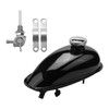 Tuperoymse 2L Motorized Bike Motorcycle Fuel Tank Fit for 49Cc