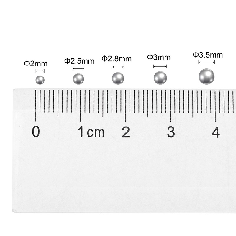 sourcing map 2500pcs 2mm Carbon Steel Bearing Balls G1000 Precision