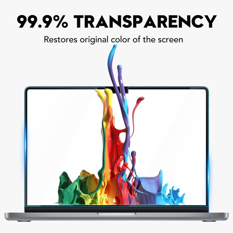 XinWoTuo Tempered Glass Screen Protector for MacBook Pro 14.2'' M2