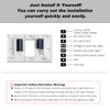 Super Programmable Thermostat for Home，2 Heat/1 Cool Heat Pump Or
