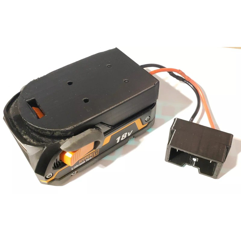 Ridgid 18V MAX Li-ion Battery Convert DIY Connection Output Adapter