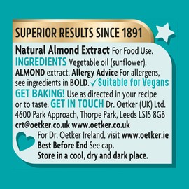 Dr. Oetker Moroccan Almond Extract, 210g, Pack of 6x35ml