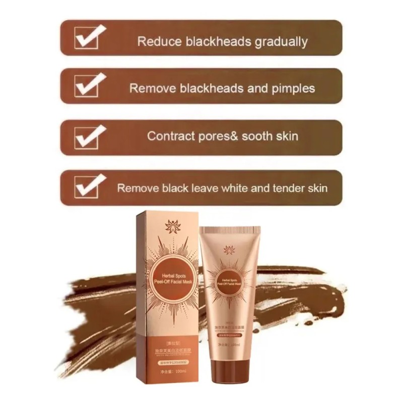 - Onlimerr Mascarilla Facial Peel-off A Base De Hierbas,