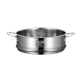 BinaryABC Stainless Steel Dumpling Steamer Basket for Pot,20cm Steamer Insert for Food Veggie Rice Noodle Roll