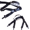 2 Pcs Hard Hats with Chin Strap - Compatible with