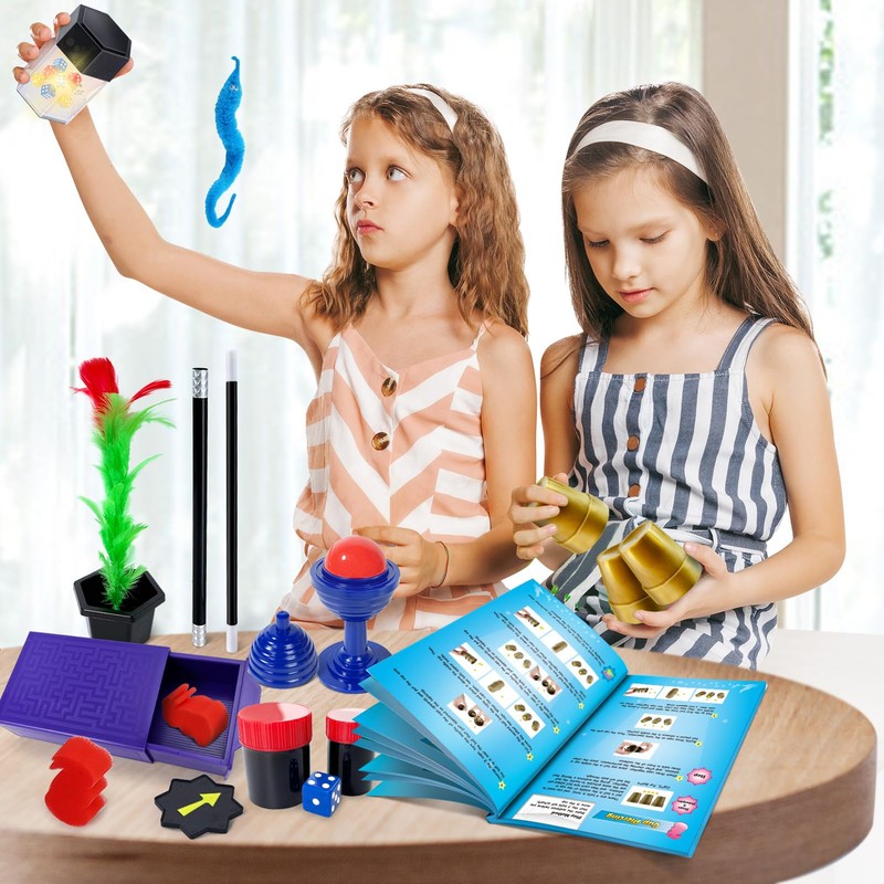 PATIFEED Magic Box Magic Set for Children Aged 6-8 Years,