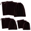 Pstyle Drawstring Bag Accessory Pouch Set, 9 Pieces, Small, Medium,