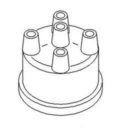 RAParts R1948 Distributor Cap Fits Ford Tractors For Side Mount Distributor NCA12106A