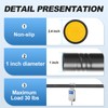 CorkLatta Black Shower Curtain Rod 31 to 92 Inch,1 Inch