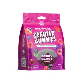 Applied Nutrition BodyFuel Creatine Gummies - 3g Creatine Monohydrate per Serving, Chewable Creatine Gummies for Strength Power & Performance Support (200g – 40 Gummies - 10 Servings) (Berry Blast)