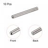 TOP-VIGOR 10Pcs 3mm x 25mm Dowel Pins, 304 Stainless Steel