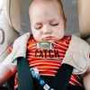 Okueejur 2 PCS Satin Car Seat Headrest Cover for Babies,