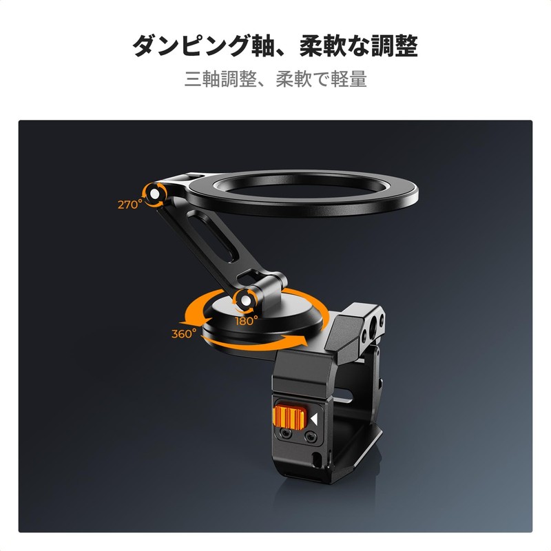 K&F Concept osmo Pocket3 Accessories, Multi-functional Magnetic Mount, Multi-Angle Adjustable,