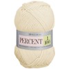 Richmore Percentage Yarn, Medium Thick, Col.3 Cream, 1.4 oz (40