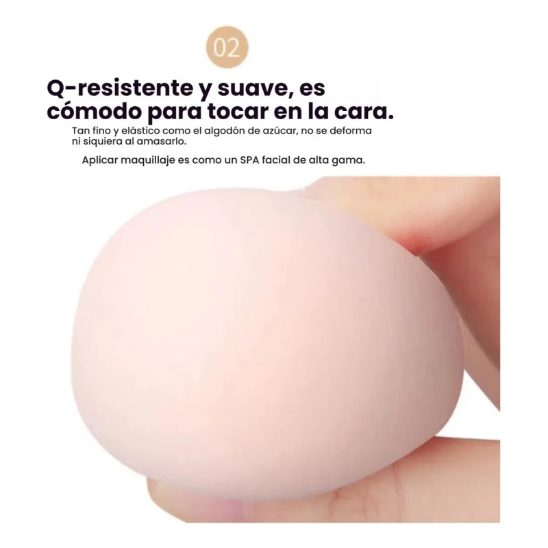 30 Pcs Esponja Maquillaje En Polvo Beauty Blender Con Caja
