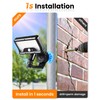 LIFENGSOLER Magnetic Solar Lights Outdoor with Motion Sensor, 92LEDs 600