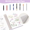 Forvencer A4 Lined Spiral Journal Notebook with 300 Numbered Pages,