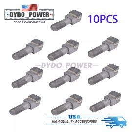 for Bradco, Shaver, Ashland, Baumalight, JCB, ARP 10X Threaded Stump Grinder Teeth 2-1/2" Fits Bradco Shaver Ashland Baumalight US
