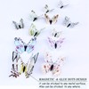 24PCS 3D Butterfly Wall Sticker Decor,3D Butterflies Stickers for Party