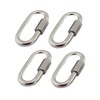 BuxiuGK 4Pcs Quick M6 Chain Links,304 Stainless Steel Heavy Duty