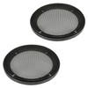 Speaker-Abdeckgitter / - Grill 130 mm Black (Record), 2 Teilig