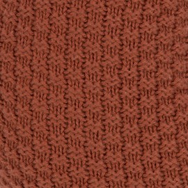 LÄSSIG Baby Music Box Made of Organic Cotton Good Evening Good Night Knitted Musical Moon Rust