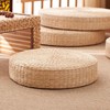 XUJIQI Tatami Floor Pillow Sitting Cushion, Round Pouf Floor Seat