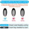 Tukellen Compatible with Nissan Key Fob Cover Soft TPU Key