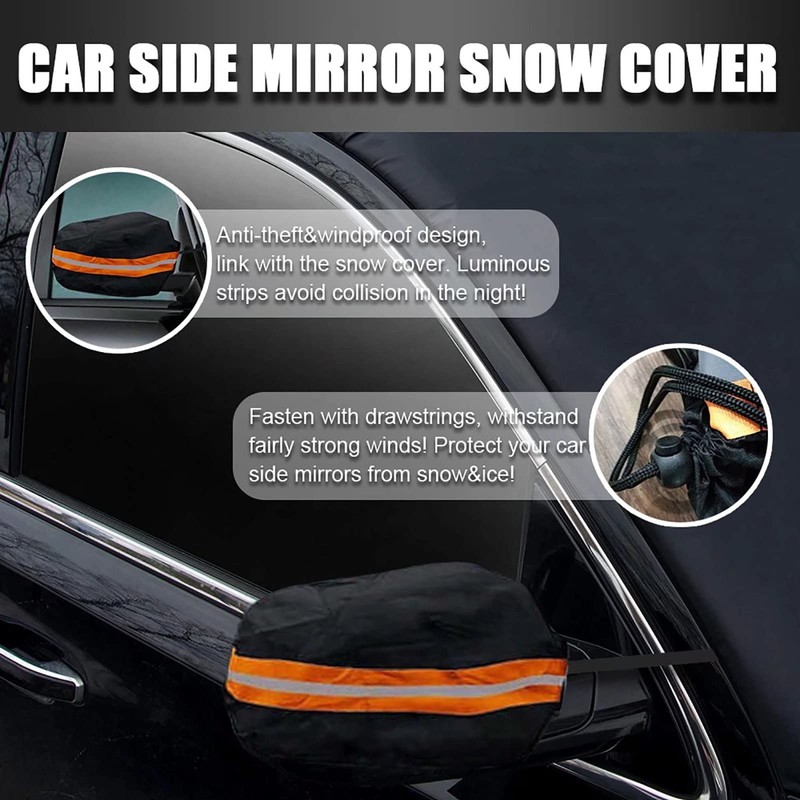 Laptom Pro [Upgrade] Windshield Snow Cover, Extra Large & 3-Layer
