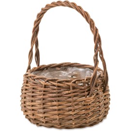 Posh Living 11656 Round Pot Cover Garden Basket, Medium Size