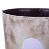 Lingxuinfo Scakbyer Wastebasket Trash Can, 10L Decorative Waste Paper Basket