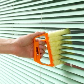 Multi-Purpose Cleaning Brush for Window Sills, Blinds, and Air Conditioners Crevice 5ea