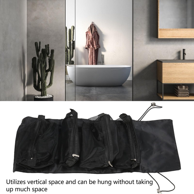 4 in 1 Hanging Toiletry Bag, Lightweight Portable Removable Cosmetic