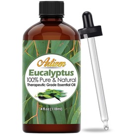 Artizen Eucalyptus Essential Oil 4 Fl Oz (Pack of 1) Large Bottle for Aromatherapy Diffusers DIY Blends and Crafts