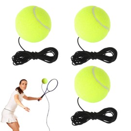 3 Stück Twistball Ersatzball,Ball Mit Schnur,Tennisball Mit Schnur,Tennisball An Schnur, Elastischer Twistball Ersatzball,Für Tennistrainer, Tennisbälle Mit Schnur Für Erwachsene, Anfänger, Training