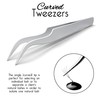 SIVOTE Lash Tweezers for Eyelash Extensions for Volume, Isolation &