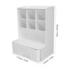 Storage Box Oblique Plug in Design Large Capacity Plastic Pen