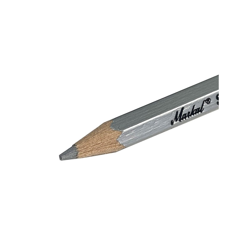 Markal 96101 Silver-Streak Reflective Lead Welder Pencil, 1/2" Diameter x