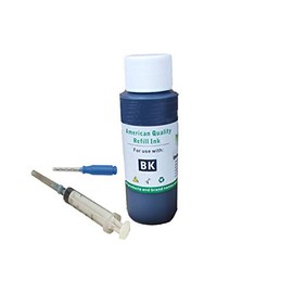 VC Black Dye Ink Refill Kit Replacement for Canon PG275 PG-275XL PG-275 XL PG275XL 275XL 275 XL 275 Ink Cartridge Refill Ink Kit for Canon Pixma TS3520 TS3522 TR4720 Printer Ink (60ml)