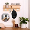 Queekay 4 Pcs Folding Hideaway Coat Hooks Heavy Duty Wall