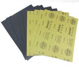 MAXMAN 10Pcs Wet and Dry Sandpaper,9 x 11 Inch Assortment Sandpaper Sheets,1200 Grit for Car,Wood Furniture Finishing Automotive Polishing