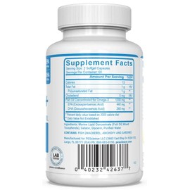 Pescience Omega-3+, White, 120 Count