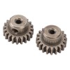 2Pcs RC Motor Gear Set Easy to Install M0.6 20T